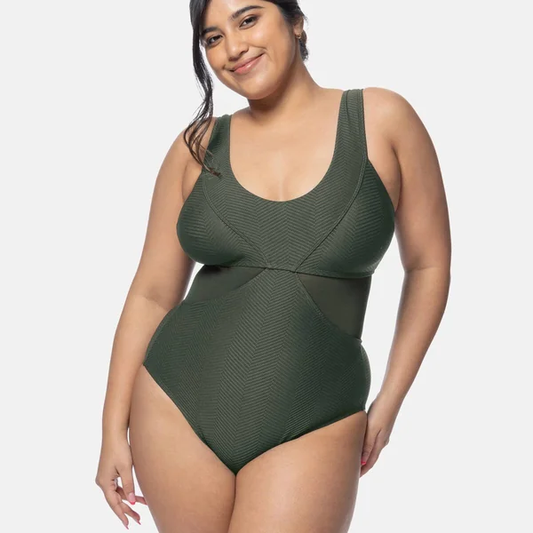Maillot 1 pièce gainant vert Dorina Maillots
