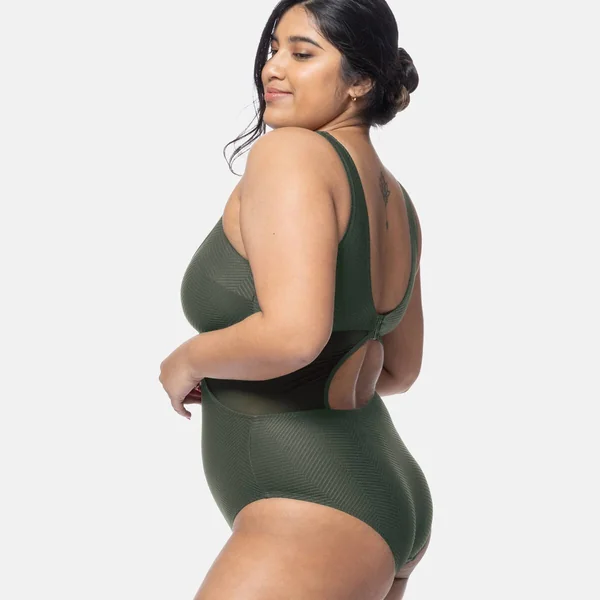 Maillot 1 pièce gainant vert Dorina Maillots