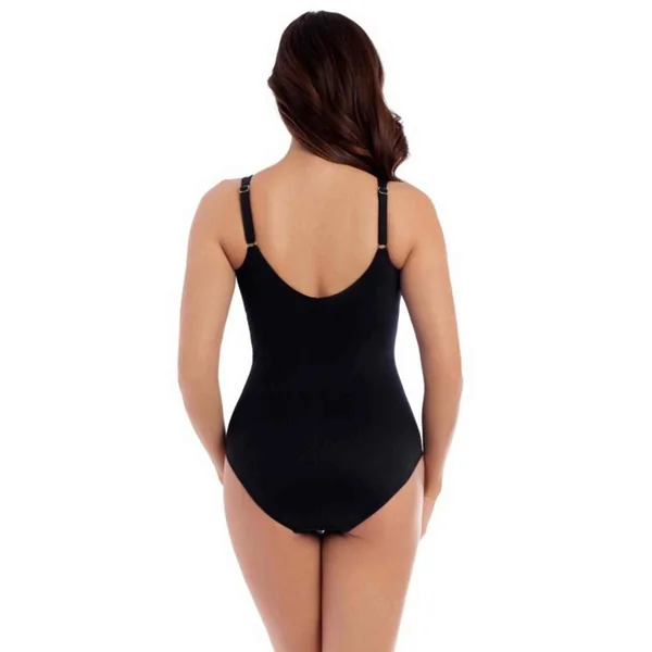 Maillot de bain 1 pièce Bonnets Mousse Armatures - Noir Miraclesuit DD CUP SOLIDS Miraclesuit