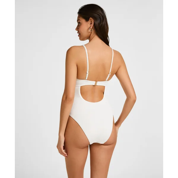 Maillot de bain Crinkle - Blanc