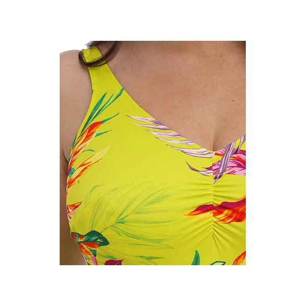 Maillot de bain décolleté V à armatures à jambes réglables CALA MACARELLA 505230 ZEST