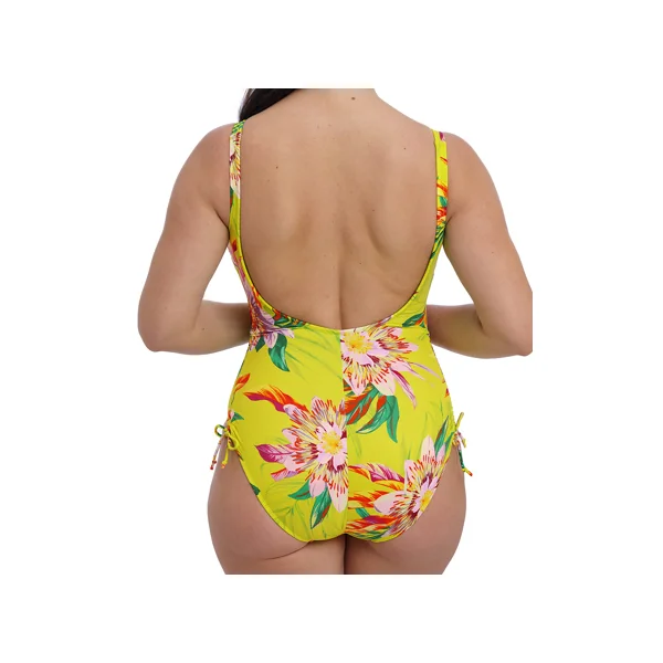 Maillot de bain décolleté V à armatures à jambes réglables CALA MACARELLA 505230 ZEST