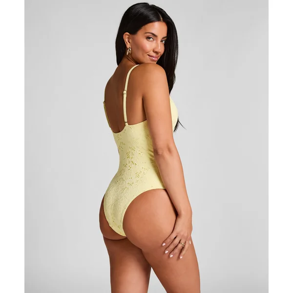 Maillot de bain en crochet - Jaune