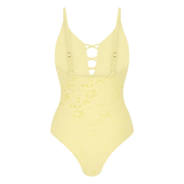 Maillot de bain en crochet - Jaune