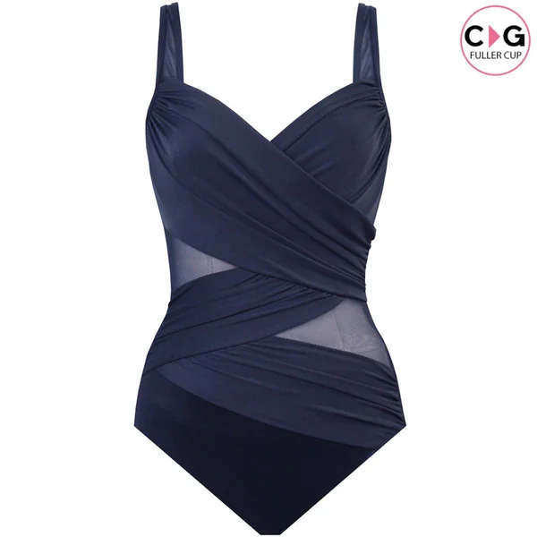 Maillot de bain gainant armatures Bonnet E à G en nylon Miraclesuit