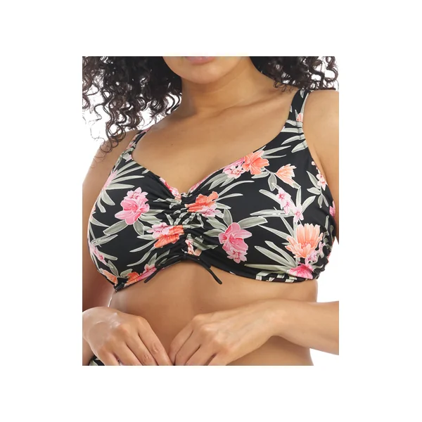 Maillot de bain grande taille à armatures 800106 DARK TROPICS NOIR