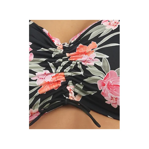 Maillot de bain grande taille à armatures 800106 DARK TROPICS NOIR