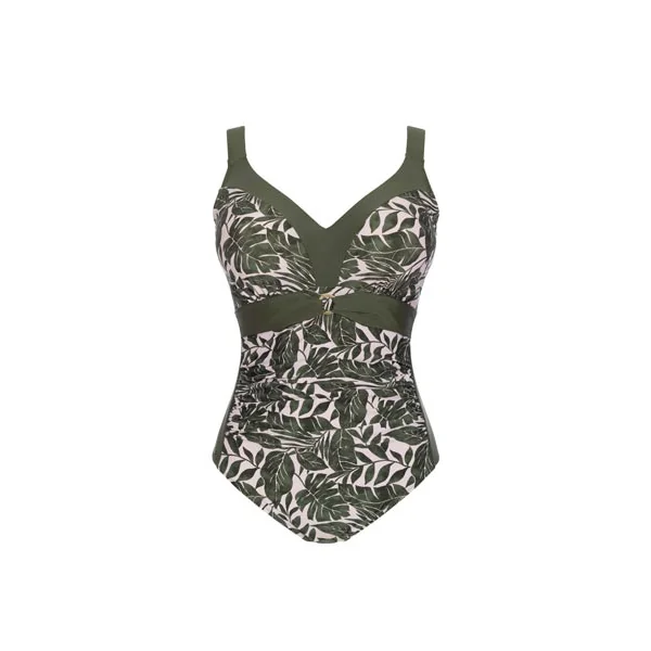 Maillot de bain grande taille à armatures BALI 9311 OLIVE