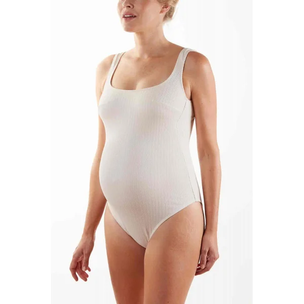 Maillot de bain maternité 1 pièce - Blanc Cache Cœur Maillot de Bain BAYSIDE Cache Coeur Maillot