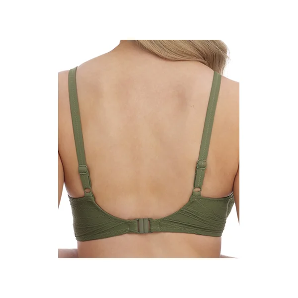 Maillot de bain plissé entier à armatures BEACH WAVES FS502201 OLIVE