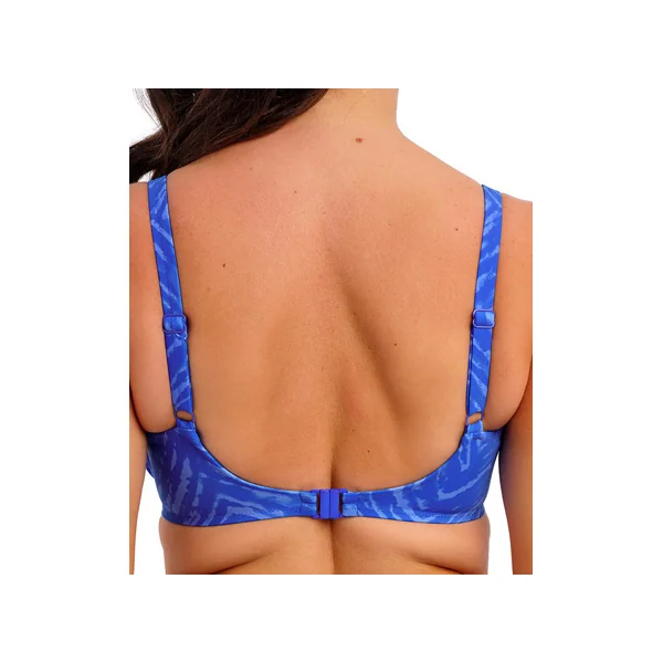 Maillot de bain plissé entier à armatures PUNTA MITA 505501 SAPHIR