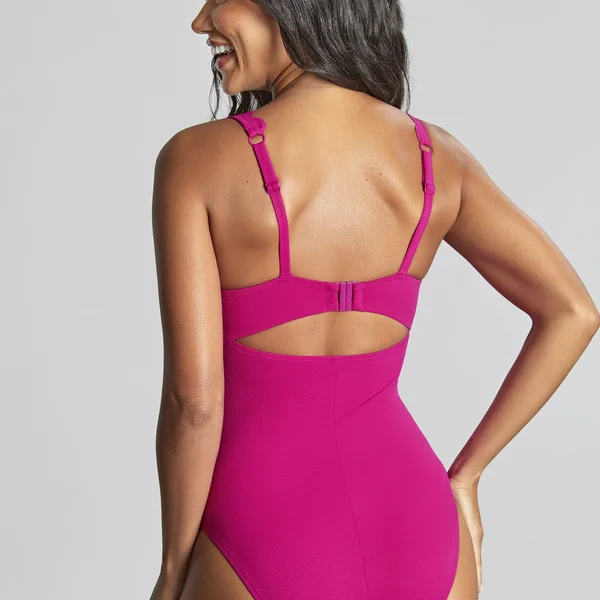 Maillot de bain Plongeant une pièce - Magenta Panache Maillot Spirit