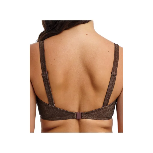 Maillot de bain plongeant à armatures SABANA 506402 CHESTNUT