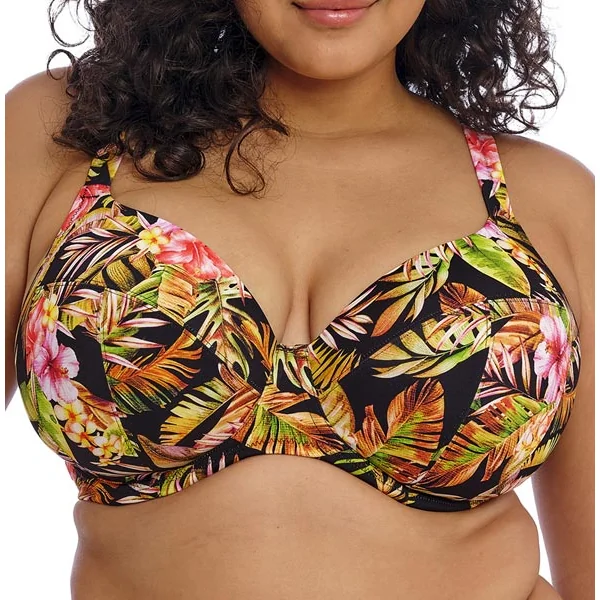 Maillot de bain plongeant à armatures TIGER VALLEY 802302 NOIR