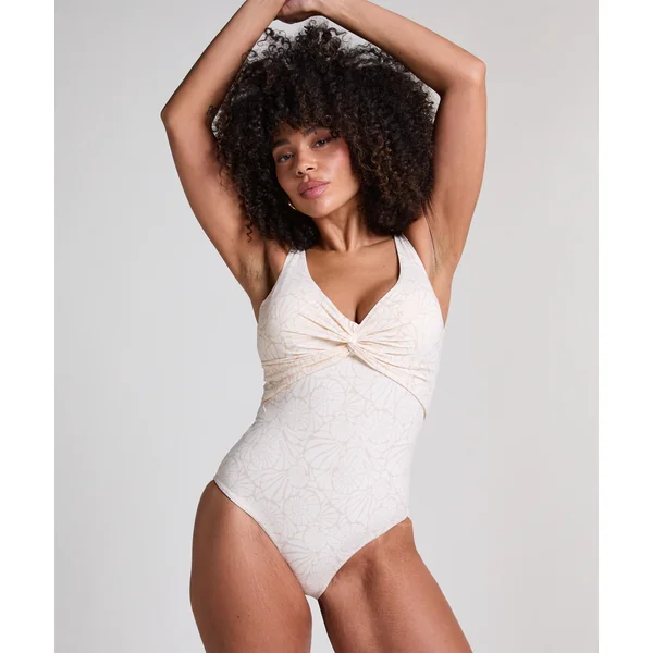 Maillot de bain sculptant Caicos - Beige
