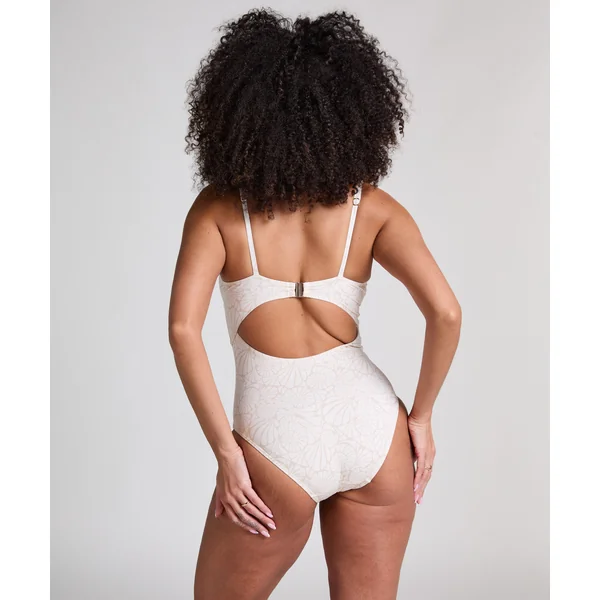 Maillot de bain sculptant Caicos - Beige