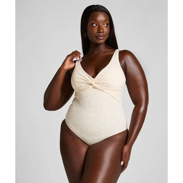 Maillot de bain sculptant Caicos - Beige