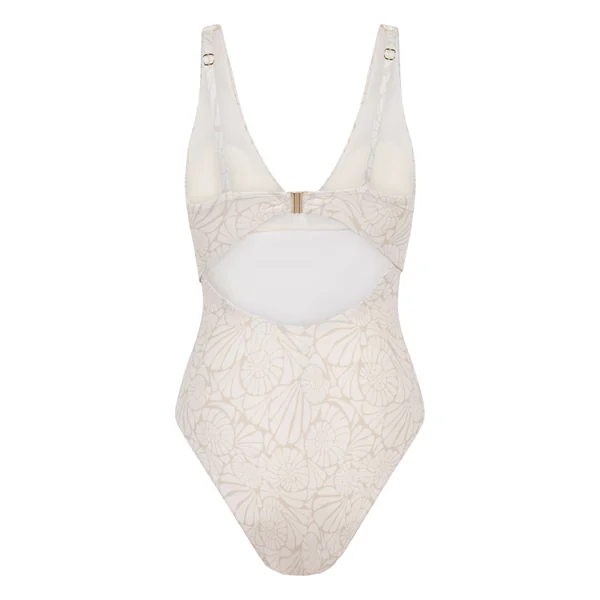 Maillot de bain sculptant Caicos - Beige