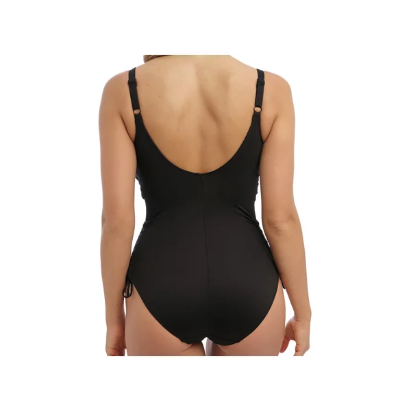 Maillot de bain twisté à armatures à jambes ajustables 6360 OTTAWA NOIR