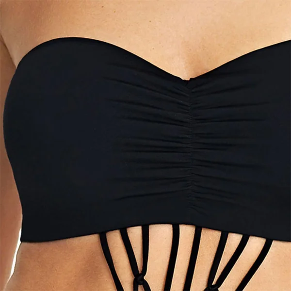 Maillot de bain une pièce bandeau-monokini Noir Freya Maillots
