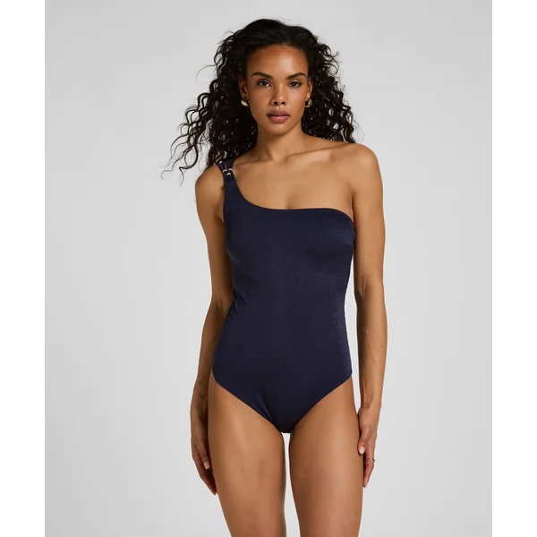 Maillot de Bain Une Épaule Sorrento - Bleu