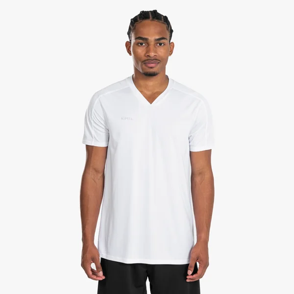 Maillot de Football Adulte ESSENTIEL manches courtes blanc