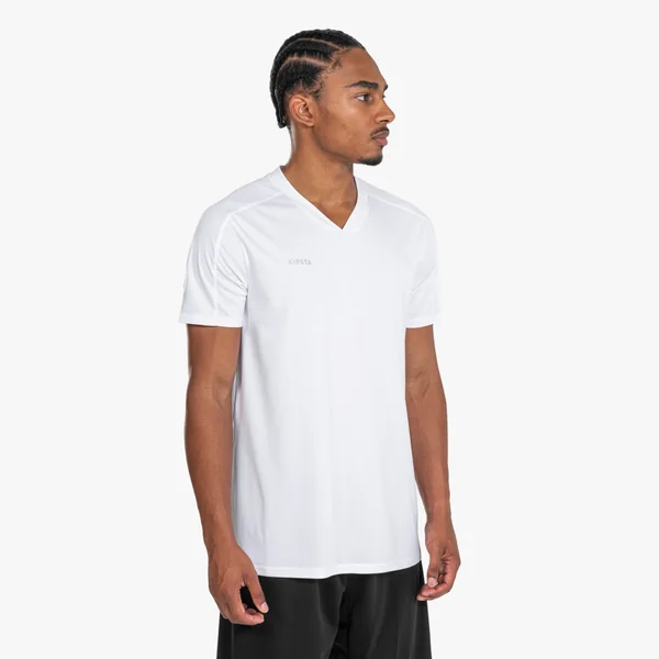 Maillot de Football Adulte ESSENTIEL manches courtes blanc