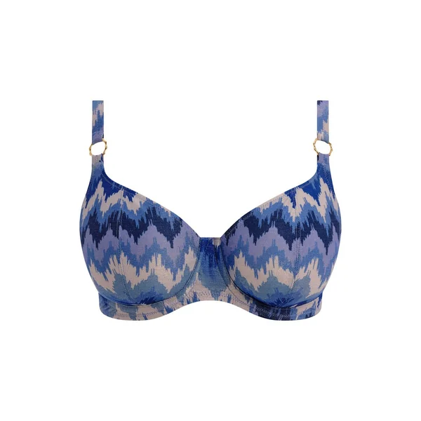 Maillot emboitant Bleu graphique Freya Maillots