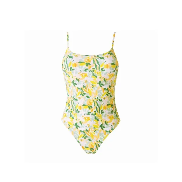 Maillot une pièce jaune Capeline Brigitte Bardot