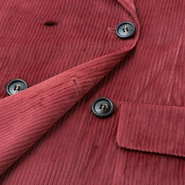 Manteau Bohème Bordeaux Effet Velours