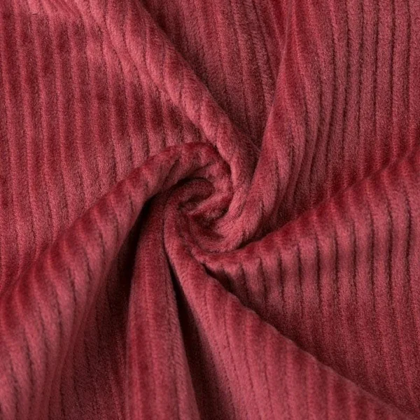 Manteau Bohème Bordeaux Effet Velours