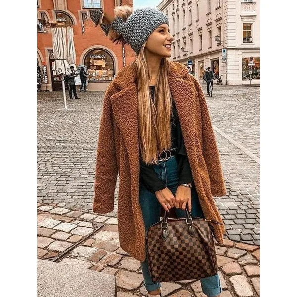 Manteau Bohème Peluche