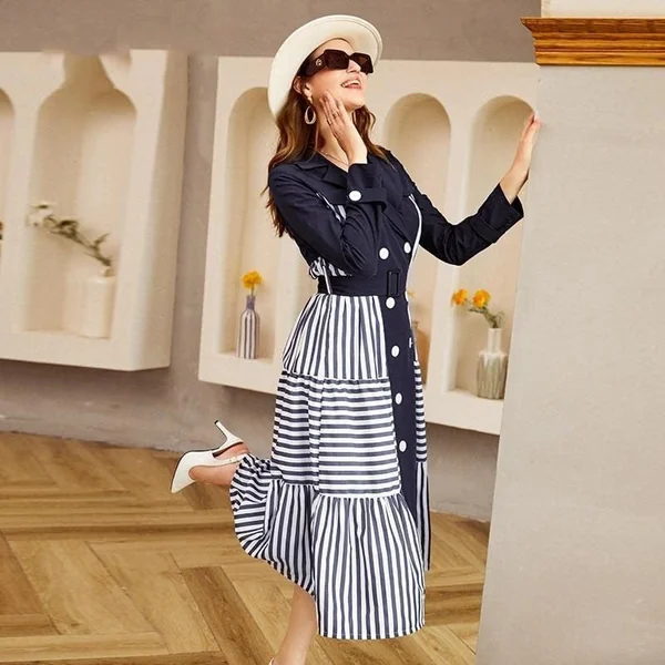 Manteau Trench Chic Bohème