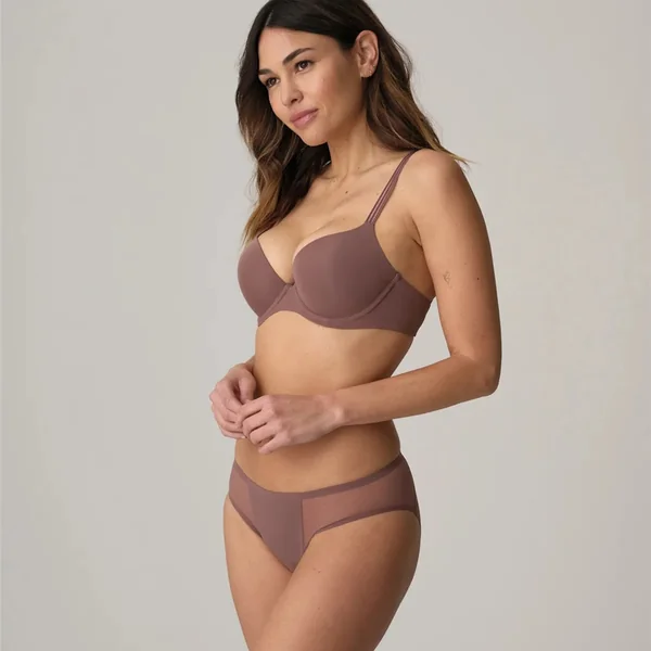 Marie Jo - Culotte brésilienne Satin Taupe Large Louie