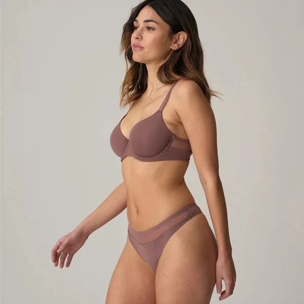 Marie Jo - Soutien gorge emboîtant spacer 36 (80) C Satin Taupe Louie