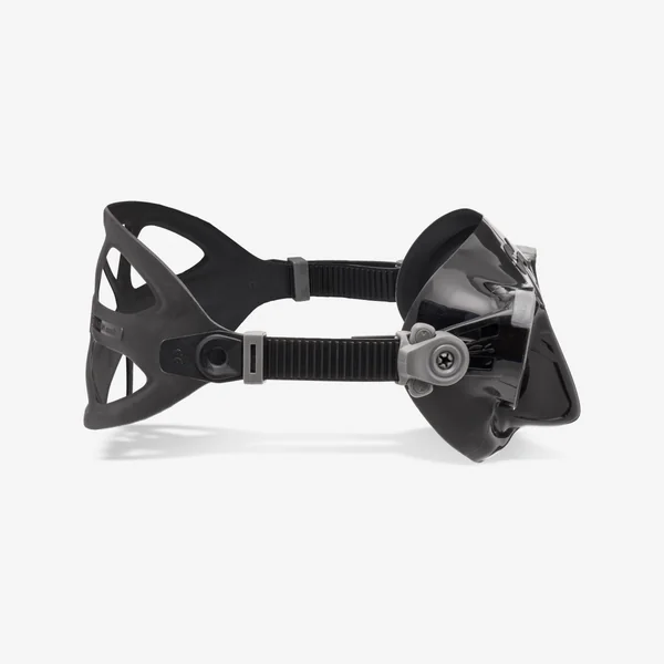 Masque chasse sous-marine/apnée bi-hublot micro volume et anti buée, Falcon noir