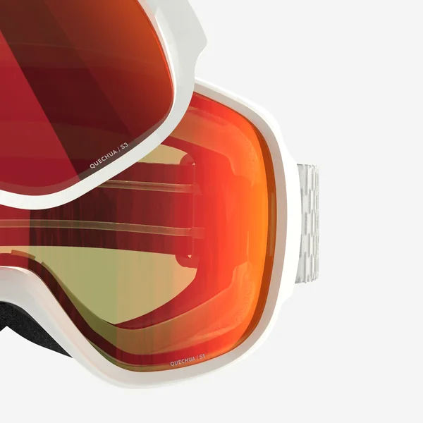Masque de ski et de snowboard tous temps enfant et adulte - g 500 i - blanc