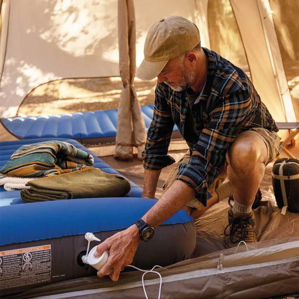 Matelas camping TPU Blue USB 1 personne