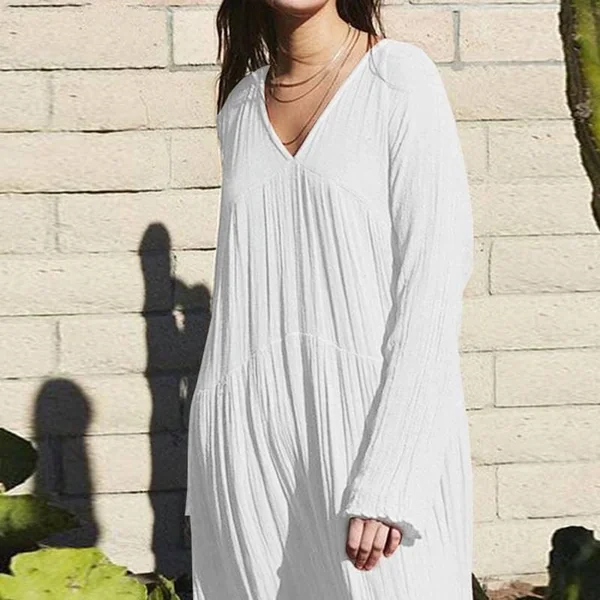 Maxi Robe Blanche Bohème
