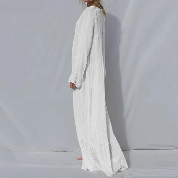 Maxi Robe Blanche Bohème