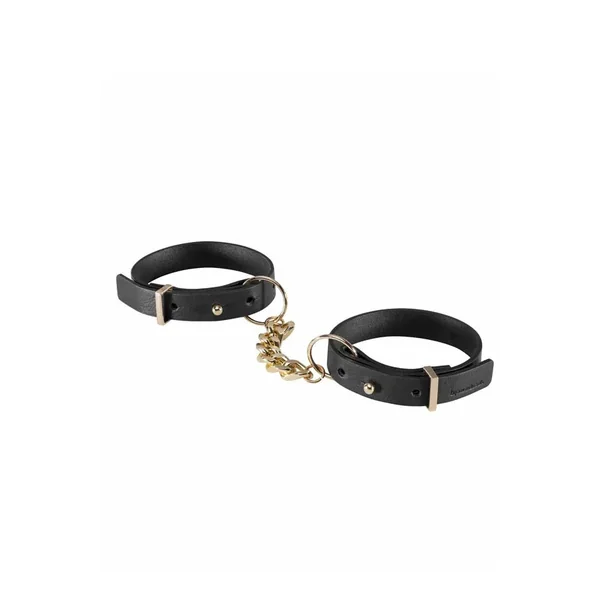Menottes bracelets cuir végan Maze