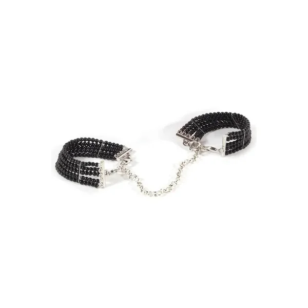 Menottes Perles nacrées noires