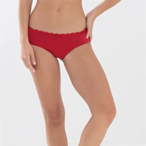 Mey - Culotte haute avec taille en dentelle Rubis Medium/40