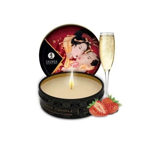 Mini bougie de massage