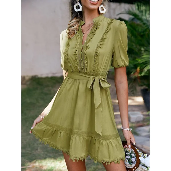 Mini Robe De Plage Blanche