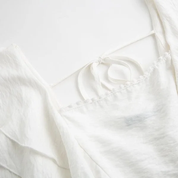 Mini Robe D’Été Bohème Blanche