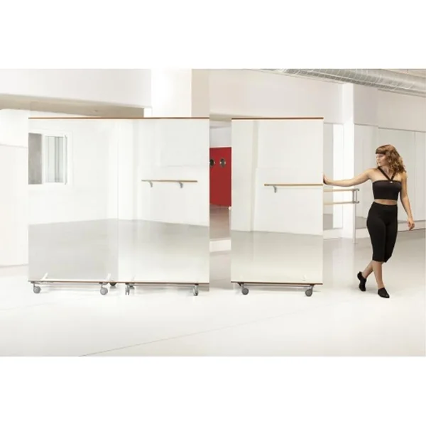 Miroir Professionnel De Danse Mobile Dinamica Ballet - Billy 1.9X1M