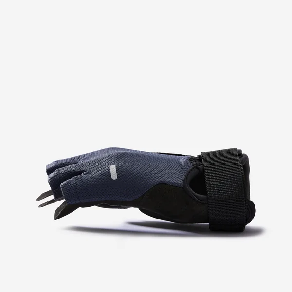 MITAINES POUR BTON DE MARCHE NORDIQUE BLEU/NOIR.