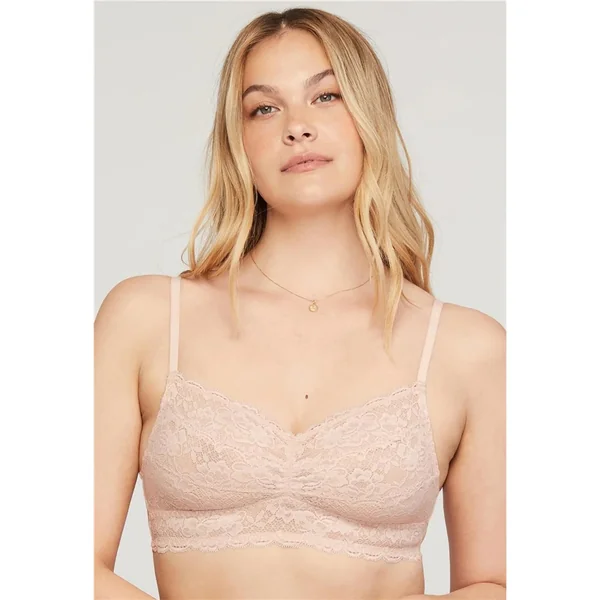Montelle - Bralette en dentelle avec bretelles ajustables et maintien ferme 40 (90) F-G Nude