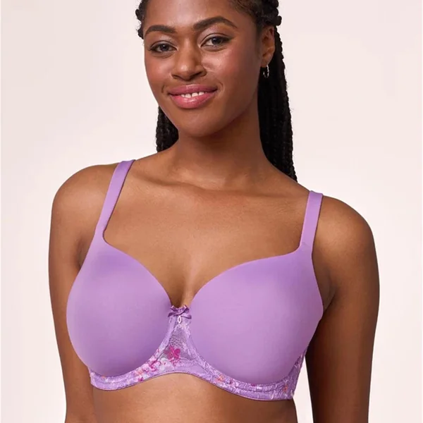 Montelle - Soutien-gorge T-Shirt Enveloppant 36 (80) F Tulip Field Pure Plus